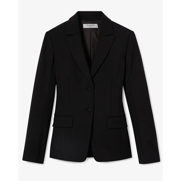 MM LAFLEUR The Bennett Jacket Blazer Wool Twill Black {3M25} - Picture 4 of 9